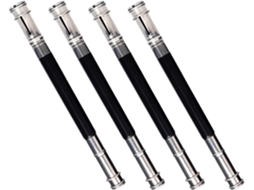 Extensores de lápis Design, conjunto de 4 peças, plástico e metal, porta-lápis curto, porta-lápis compacto