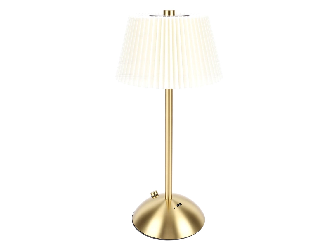 Luminária de Mesa Metálica Dobrável, carregamento Usb, iluminação ambiente | S/MARCA