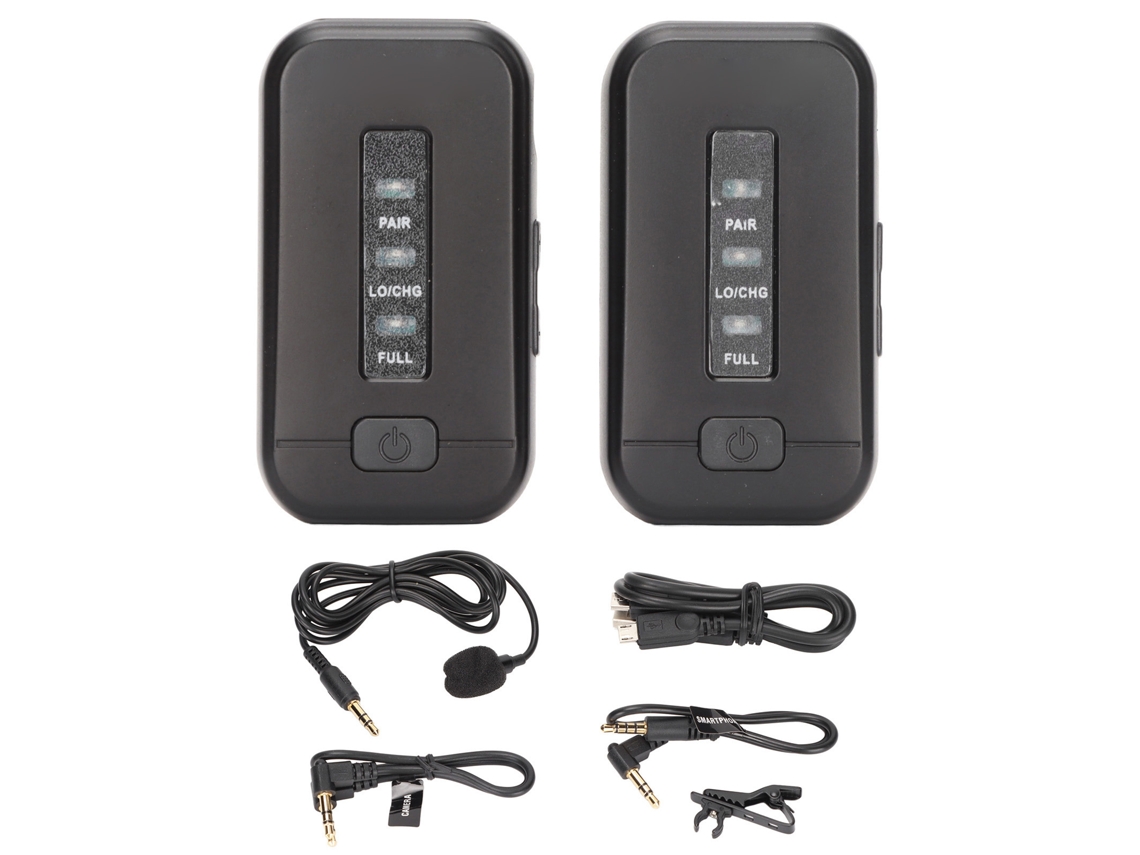 Sistema de Microfone Lavalier Sem Fio 2.4ghz LAXISCREED