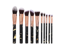 Conjunto De Pincéis De Maquiagem Base E Sombra De Olhos