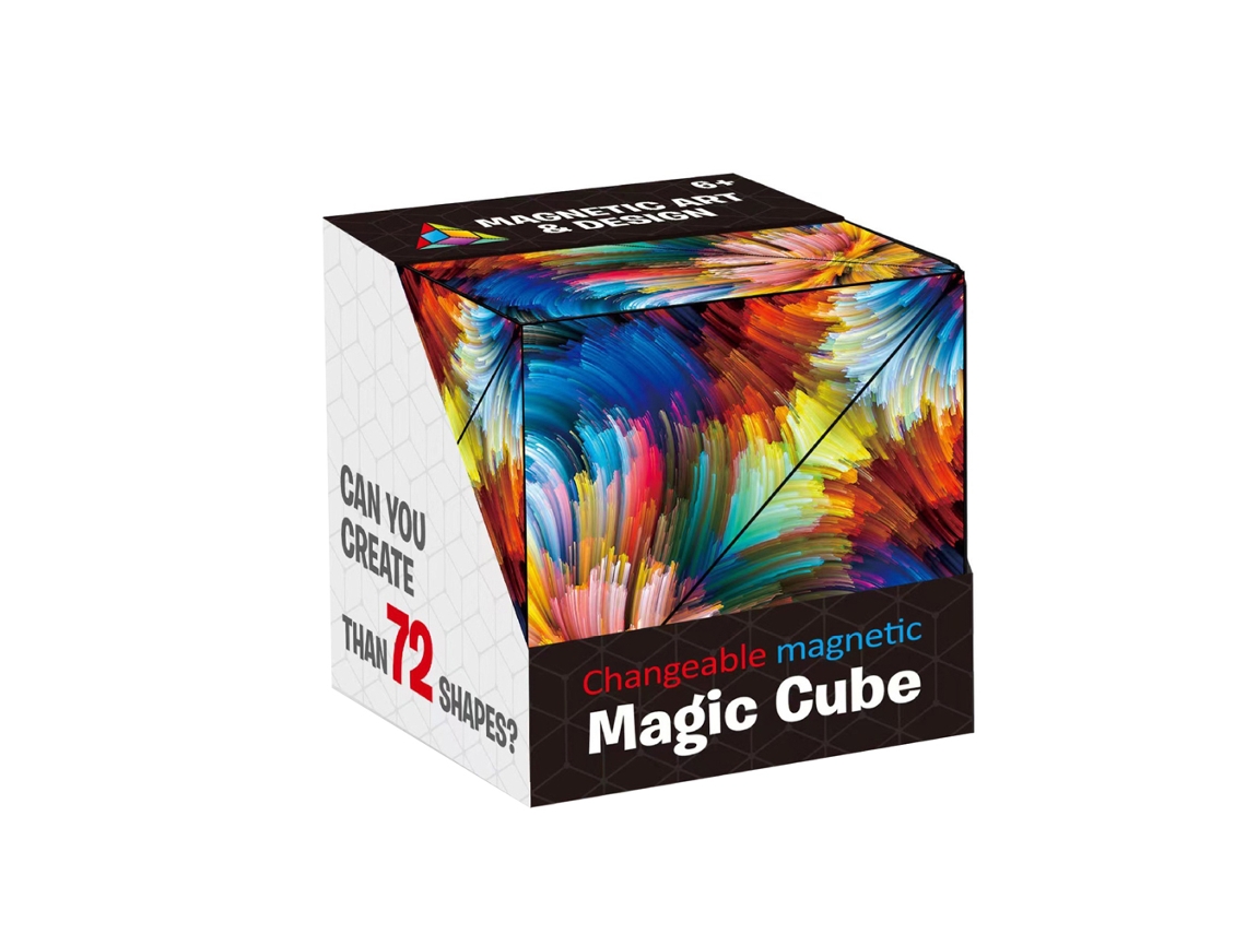 Primerox cubo Magnético Bloco de Construção Puzzle Brinquedo Alivio de Estresse para Adultos e Crianças