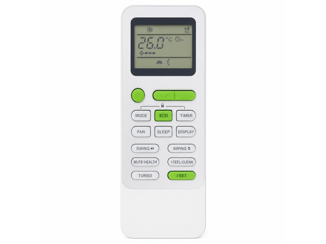Comando À Distância Para Ar Condicionado Compatível Com Tcl Gykq-52, Versão Inglesa, Sem Configuração