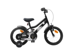 Vidaxl Bicicleta Infantil 14 Polegadas Para 3 A 5 Anos Preto