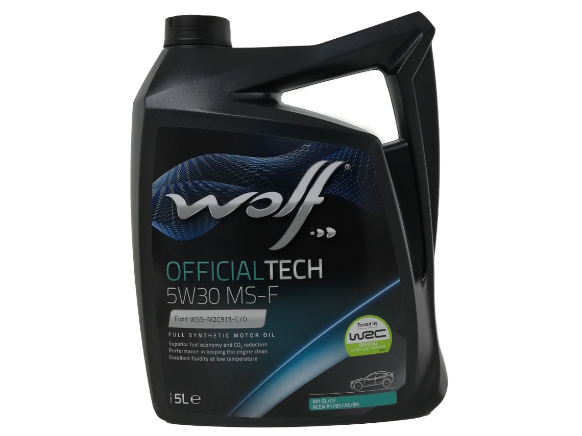 Óleo de Motor WOLF Officialtech 5W30 MS-F (5 L) | Worten.pt