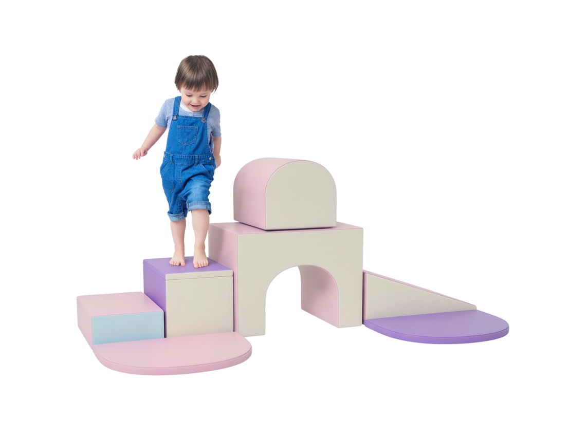 7pcs Módulo de Habilidades Motrices Infantis Epe Foam Caminho de Habilidades Motrices para Bebês para Crianças em Idade Pré escolar, Multicolorido Ge