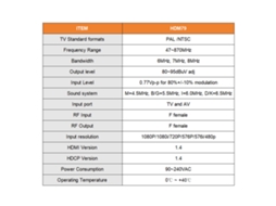 Yuru modulador de Rf Av para Coaxial Uhf Conversor Rca com Entrada Ant e Interruptor de Canal para Tv Antiga Ntsc