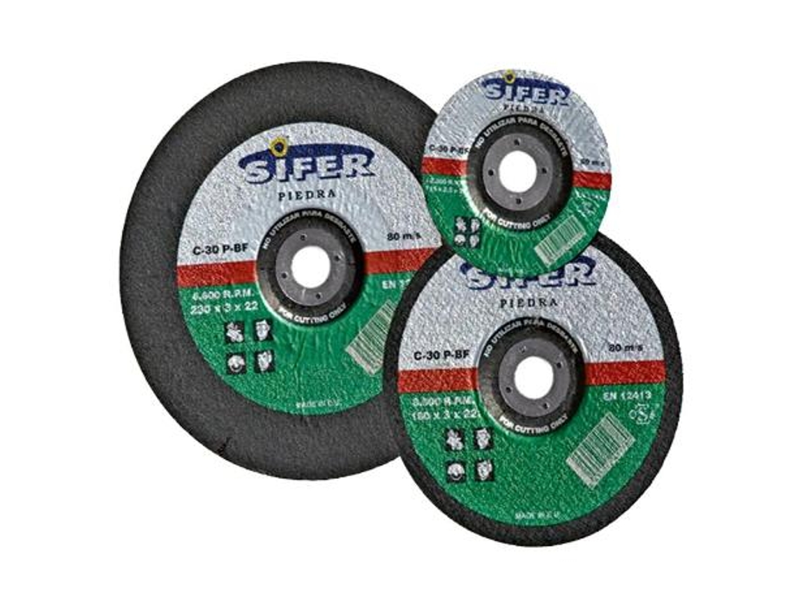 Sifer disco corte piedra 115x3x22  r149