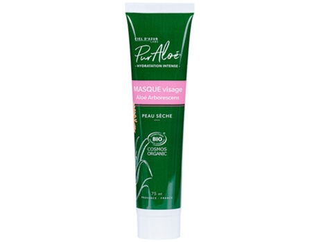 PUR ALOÉ Máscara Facial Orgânica de Hidratação Intensa 75 Ml