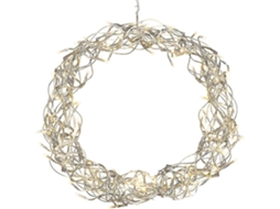 Guirlanda De Natal Luminosa De Metal Com Led, Alimentada Por Bateria. Hengjian