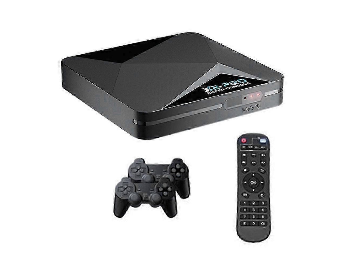 Super Console X2 Pro Retro Smart Game Console Box Tv Box 4k Hd Classic Video Game Console Game Box 64g Eu Plug Hengjian