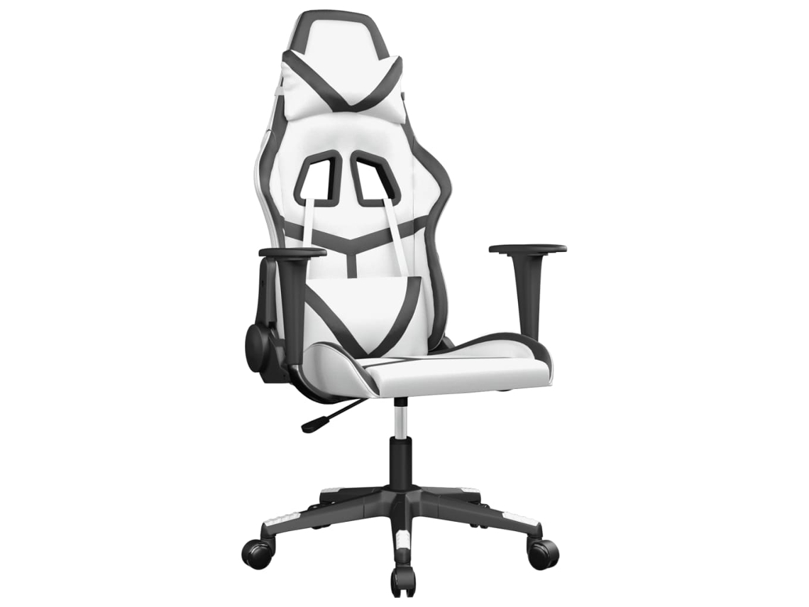 Gaming Chair, Gaming Chairs Vidaxl Branco Couro Artificial