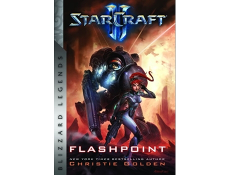 Livro StarCraft Flashpoint de Christie Golden (Inglês)