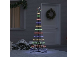 Vidaxl Árvore De Natal Led Multicolor 184.5 Cm Metal