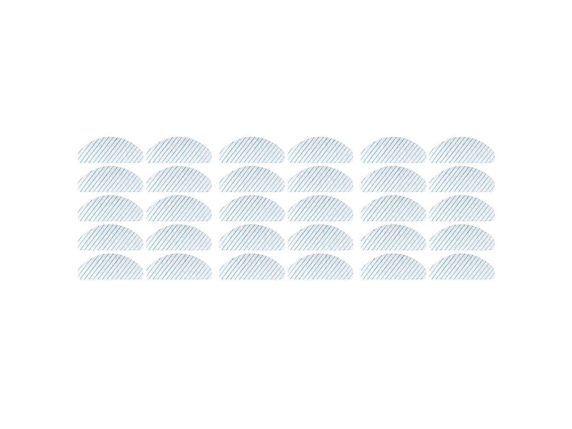 30 pads de limpeza para Ecovacs Deebot Ozmo T9 T8 com peças de substituição para aspirador robô