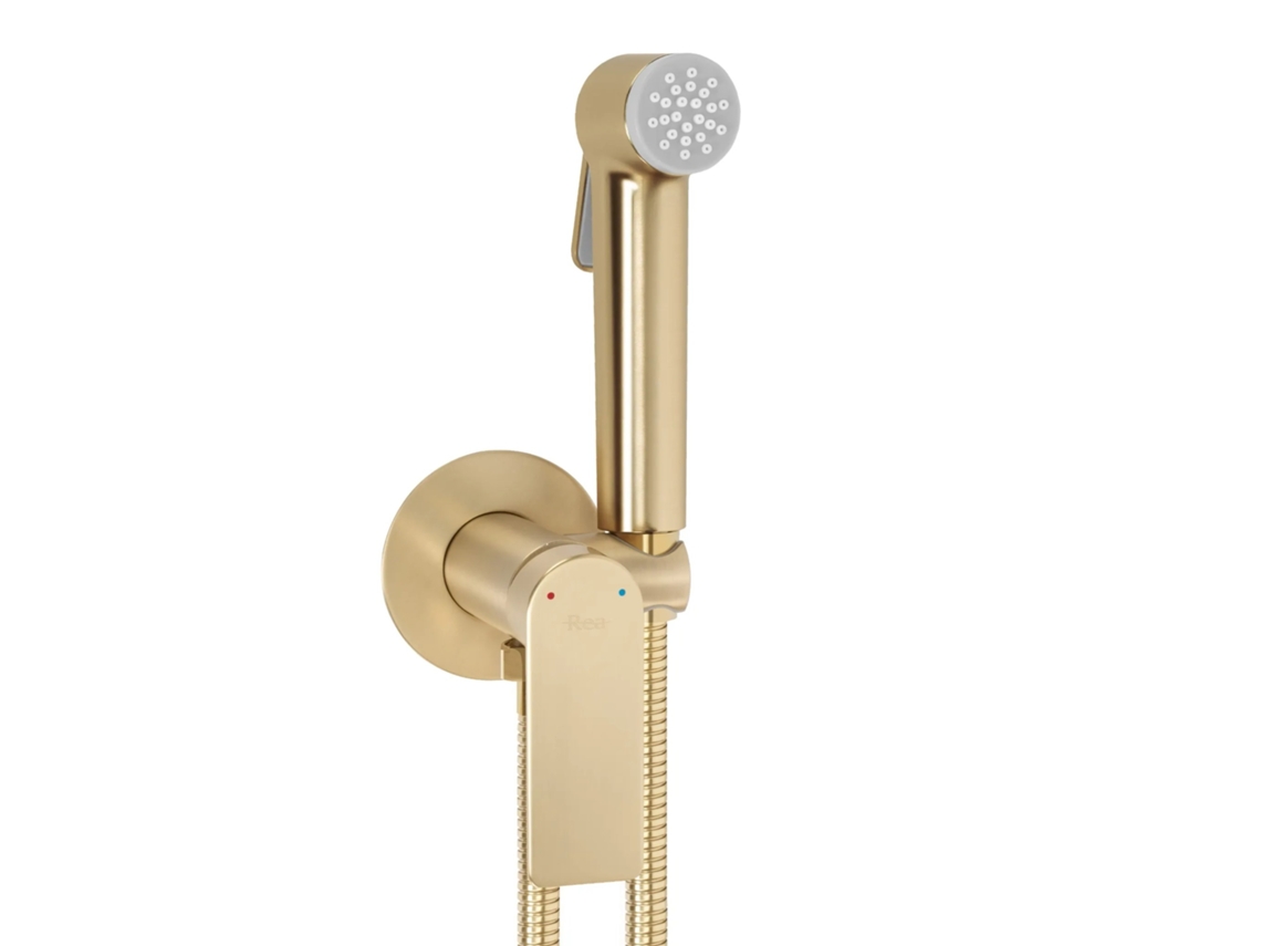 Torneira De Bidé Rea Storm Brushed Gold