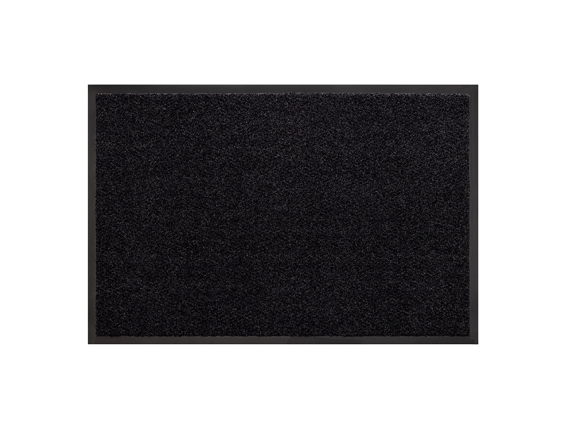 Tapete Entrada Ingresso 90X150 Cm Preto HAMAT