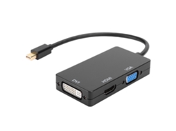 Adaptador LAXISCREED Mini Displayport para Vga Hdmi Dvi