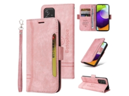 Capa De Couro Com Fivela Dupla Betopnice Para Samsung Galaxy A52 5g/4g