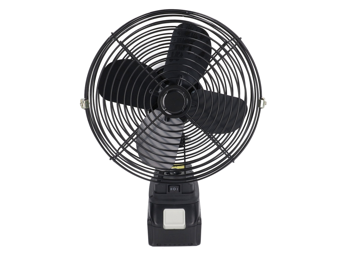 Ventilador Eléctrico Recargável 30w 8'' Bateria De Lítio 18v Portátil Para Camping