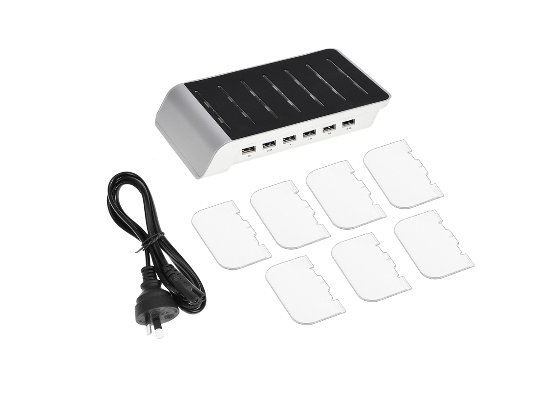 Base de Carregamento Usb EOOCOO (carregamento com 6 Portas, Saída de 10.2a)