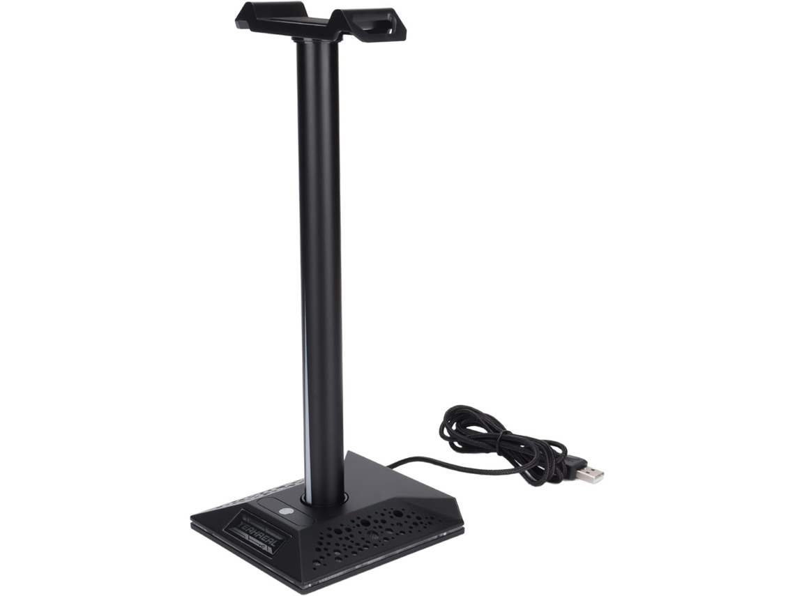 Lurelia Organizador Para Headset Gamer, Base Usb Com Luz, Rgb, Usb, Base Antiderrapante, Metal