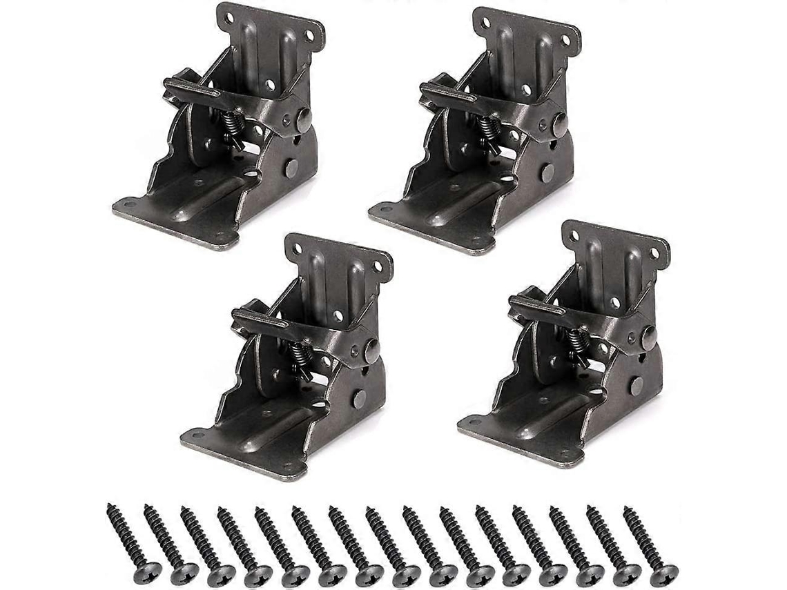 Suporte Para Mesa E Bancada, 4 Unidades, 90°, Com Parafusos
