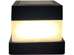 Lumière De Poteau Pour Lextérieur, Lanterne Carrée Étanche, Lumière Solaire De Couverture De Poteau Gokoco