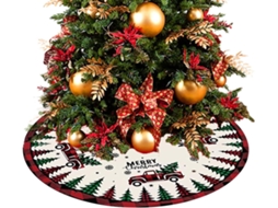Capa De Base Para Árvore De Natal Com Impressão Em Ambos Os Lados |