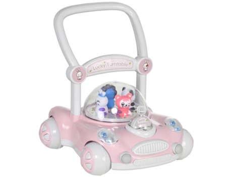 Andador para Bebés PP cor Rosa 43 AIYAPLAY 4x40 6x43 cm