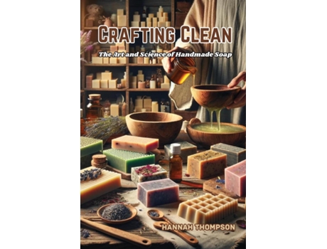 Livro Crafting Clean The Art and Science of Handmade Soap de Hannah Thompson (Inglês)