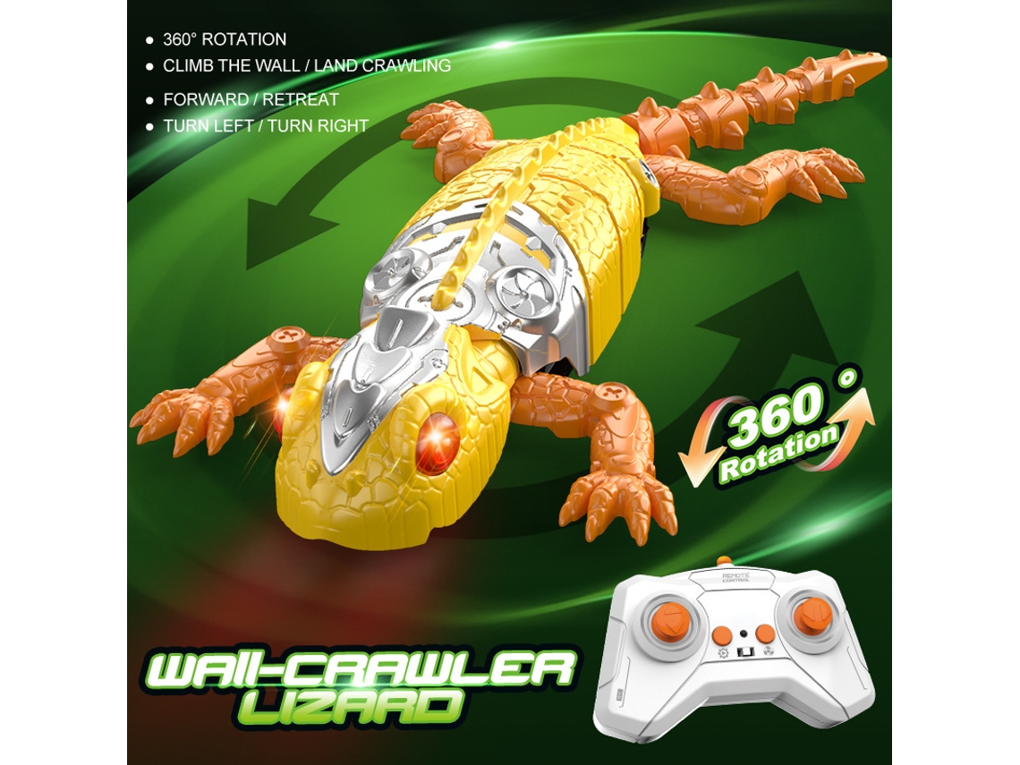 Brinquedo HALINUIA Carro Controlo Remoto Lagarto Inteligente (amarelo)
