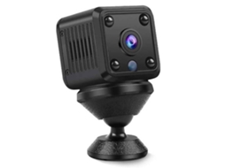 Mini Câmera Sem Fio, Controle Remoto De Telefone Móvel Wi Fi Hd De Rede 720p Yizhood (preto)