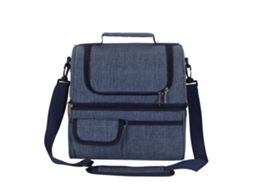 Bolsa Isolada Dual Compartimento para Almoço