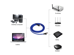 Cabo Rede Cat7 LAXISCREED 8m 10gbps