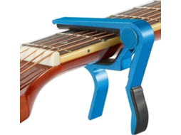 Lurelia Capotraste Libertação Rápida Alumínio Para Guitarra, Baixo, Ukulele E Banjo, Azul, Universal