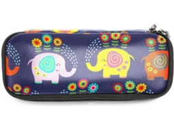 Este formato de elefante, com grande capacidade, é ideal para escola, mesa de trabalho, adultos, meninas e meninos.