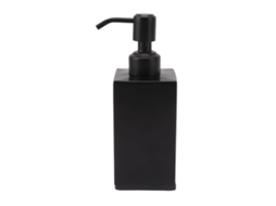 Dispensador de Sabão de Aço Inox Manual S/MARCA com Bomba de 280ml para Shampoo, Loção, Banho Preto