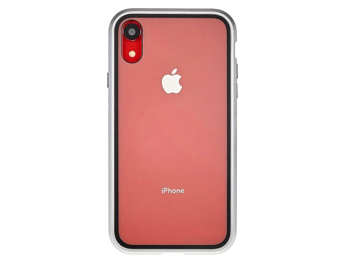 Capa Magnética Antiespionagem De Vidro Temperado Dupla Face Amortecedor De Metal Para Iphone Xr De 6,1 Polegadas