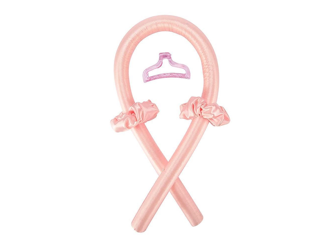 Bandana De Cabelo Sem Calor Para Cachos Diy Ferramenta De Estilo Com Rodas De Cabelo Suaves E Prendedores
