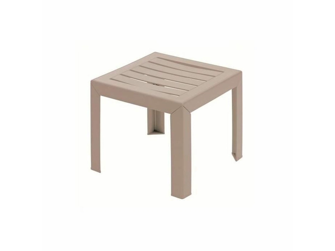 Mesa De Apoio Grosfillex Miami (castanho Plástico)