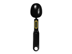 (preto) Colher De Cozinha Digital Com Balança Eletrônica Lcd De 500g/0,1g E Precisão De 0,1g
