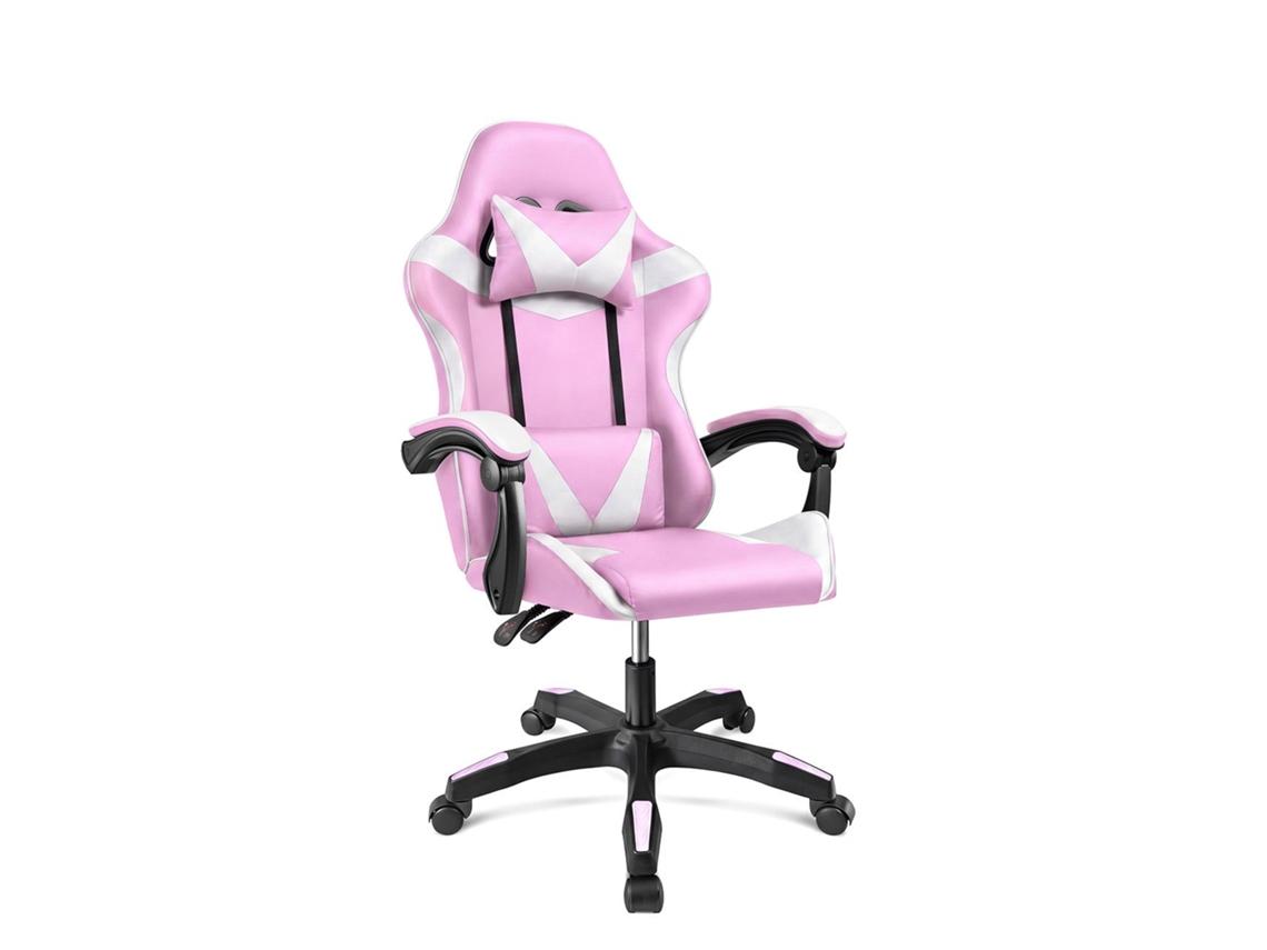 Silla Gaming Reclinable Viper 108-118 Cm Rosa - Branco 55 X 128 X 49 Cm