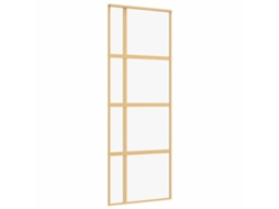Porta Deslizante 76x205 Cm Vidro Esg/alumínio Dourado MAISON EXCLUSIVE