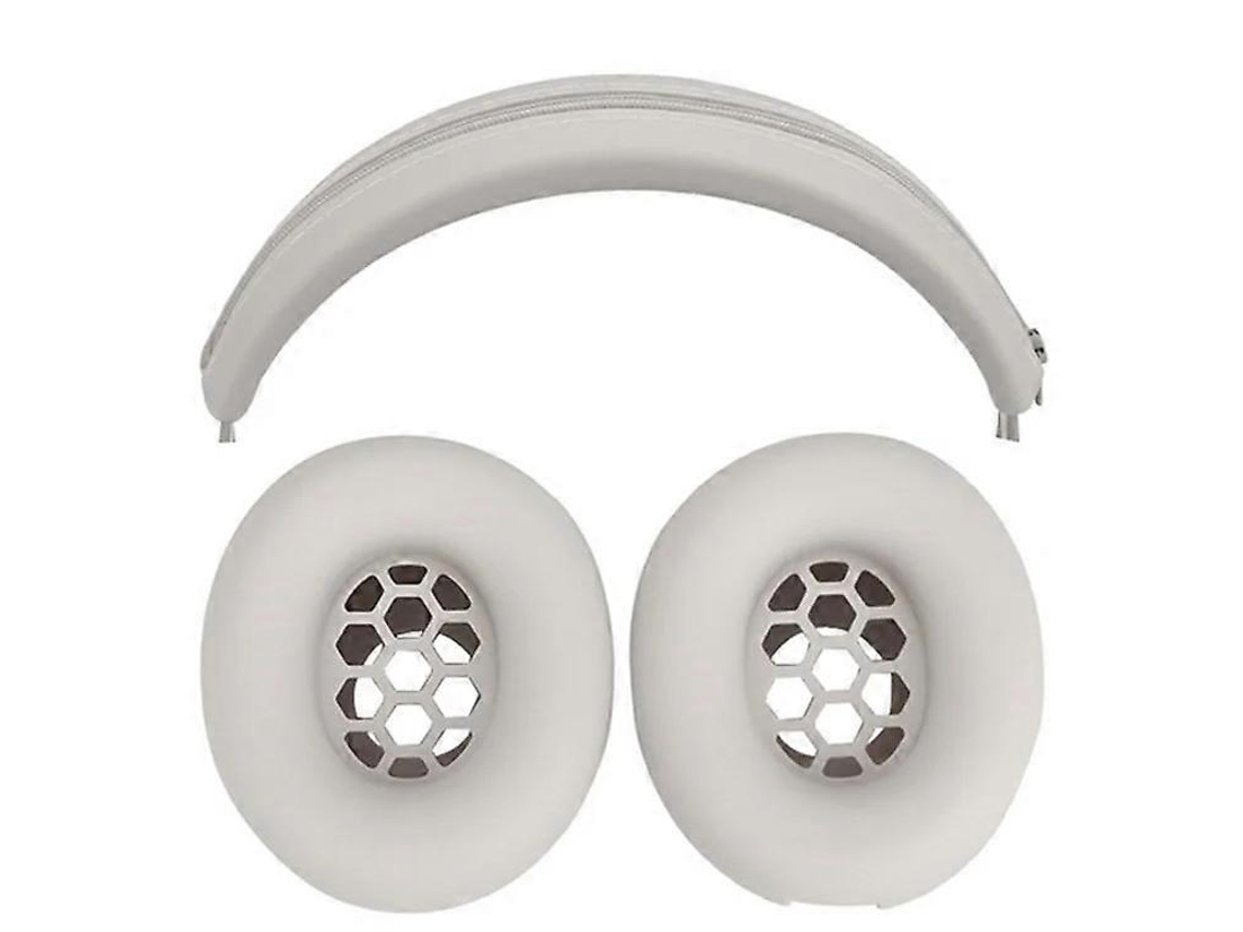 Para Fones De Ouvido Beats Studio Pro, Conjunto De Almofadas De Silicone Capa Para Faixa De Cabeça, Chennnls Bege