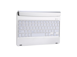 Teclado Bluetooth (conexão Sem Fio, Recarregável) F17 Para Ipad Pro 9.7 E Ipad Air 2 (prata)
