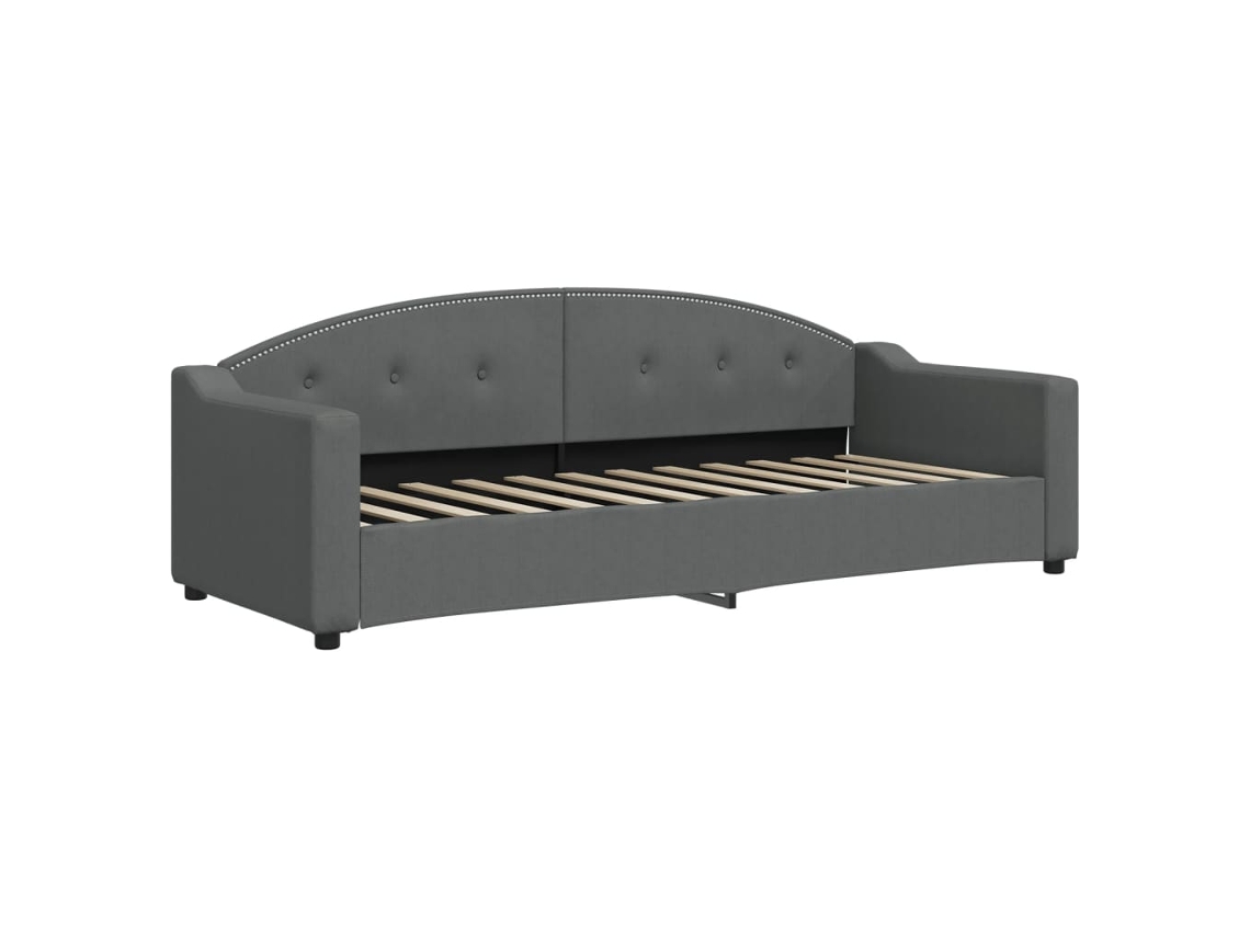 Sofá-cama Vidaxl Cinzeto Tecido (223 X 90 X 75 Cm)