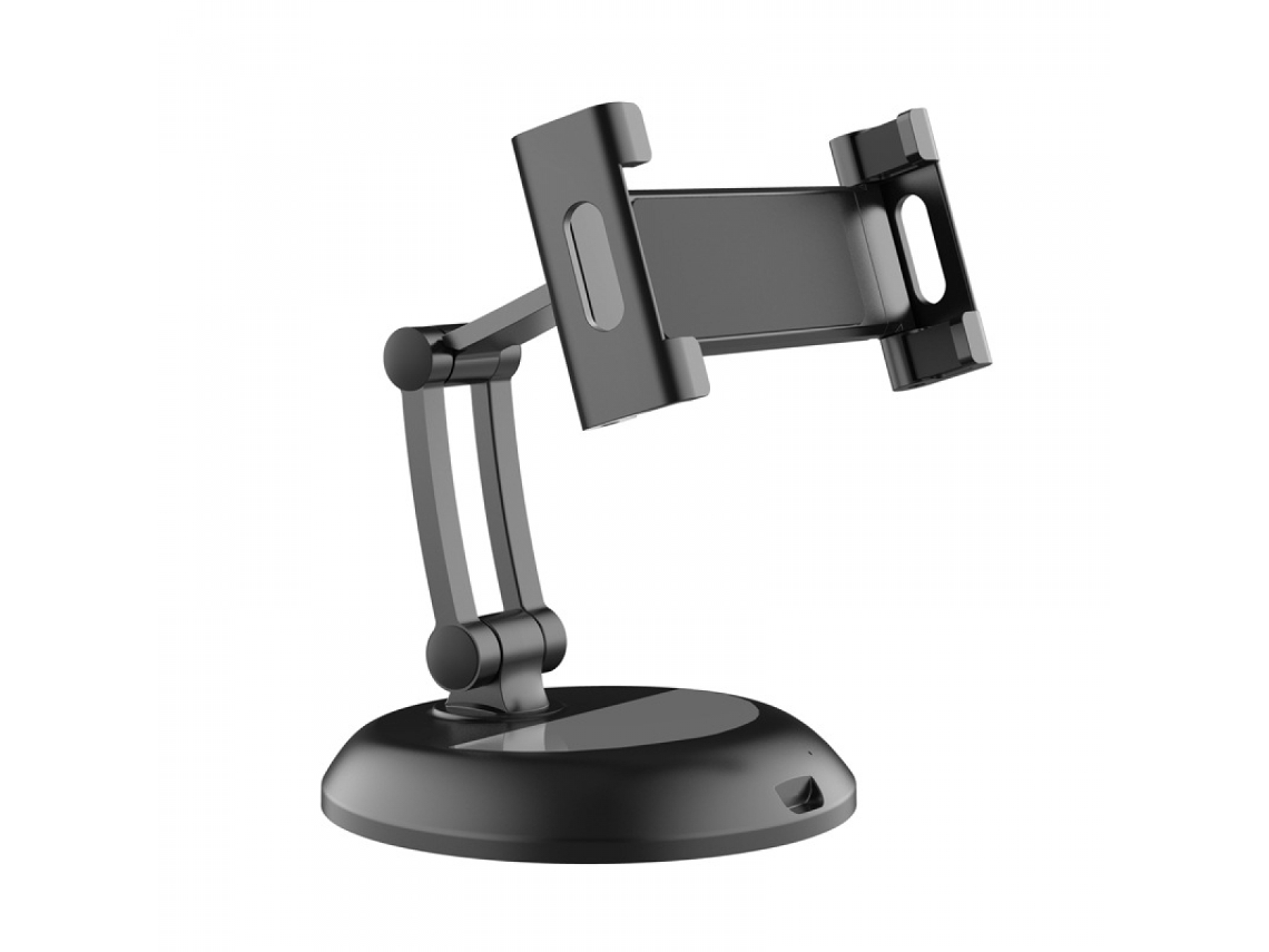 Suporte Para Tablet Com Altura Ajustável E Rotação De 360° Para Ipad De 5" A 15,5" E Outros Tablets/celulares.
