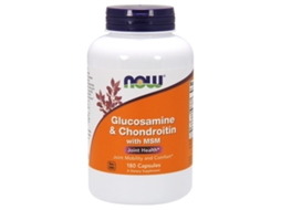 NOW FOODS Glucosamine & Chondroitin With Msm 180 Cápsulas