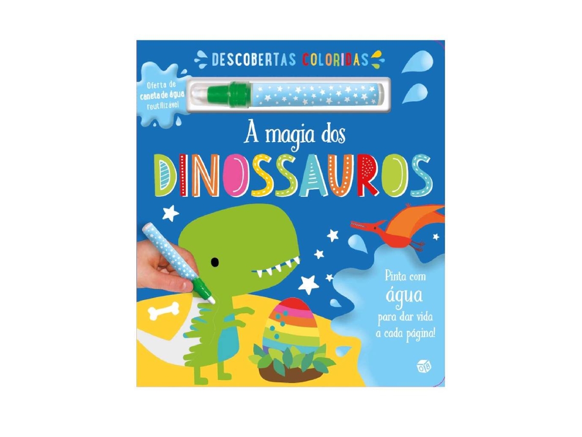 Livro A Magia dos Dinossauros Livro de Atividades com Oferta de Caneta Especial de Make Believe Ideas (Português - Capa Dura)