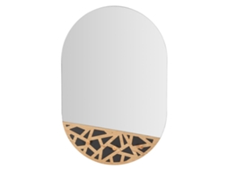 Espelho De Parede C/app-abiti Carv Cm 60x5,3x90 Único / Multicolorido